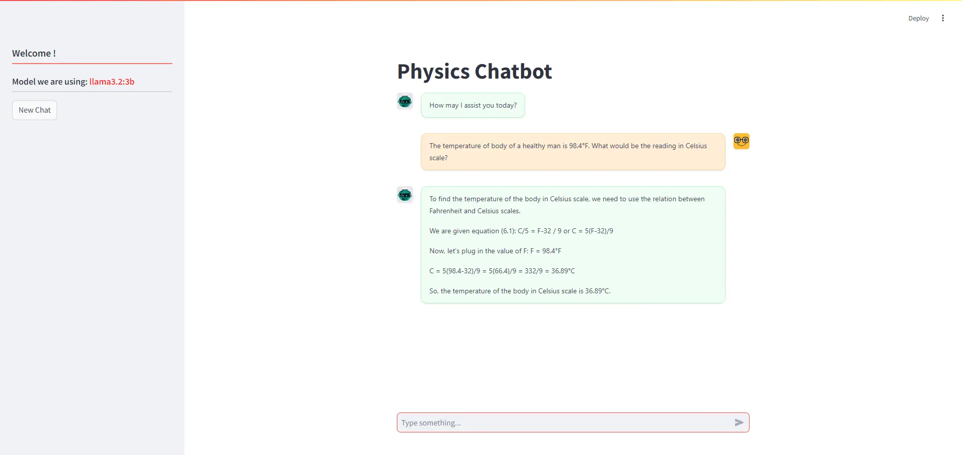 AI-Powered Physics Chatbot